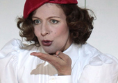 Stephanie Houtzeel - Les Contes d’Hoffmann (Nicklausse) - Teatro Nacional de São Carlos, Lisbon, 2008 - Production: von Goetz/Jaenecke - Photo: Alberto Rocha
